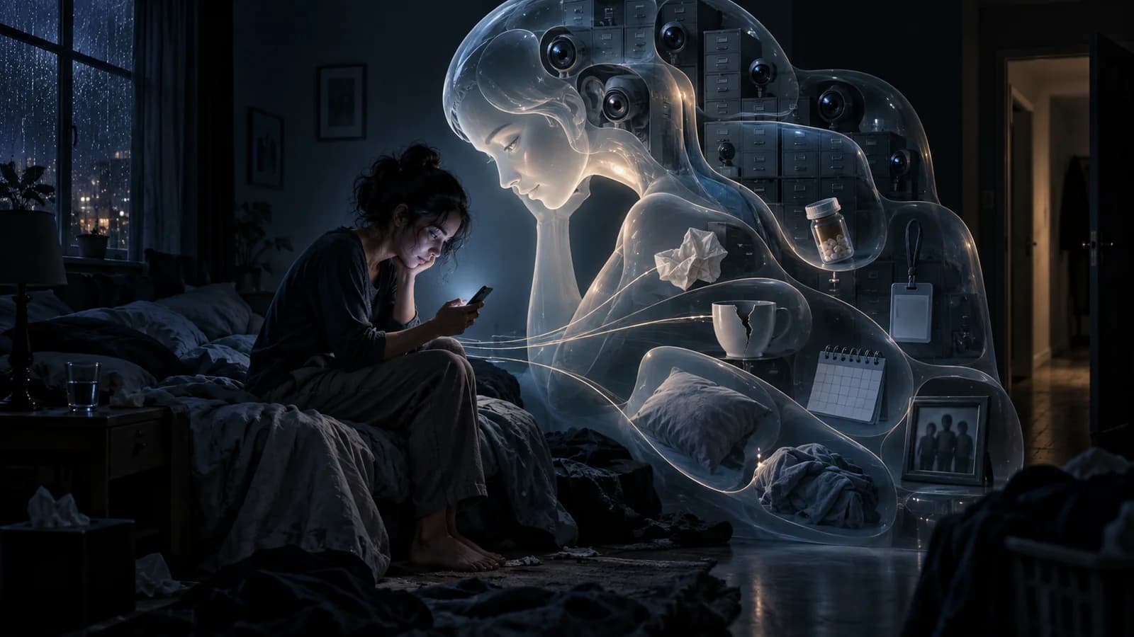 Editorial illustration for The chatbot feels like it understands you. That is the risk.