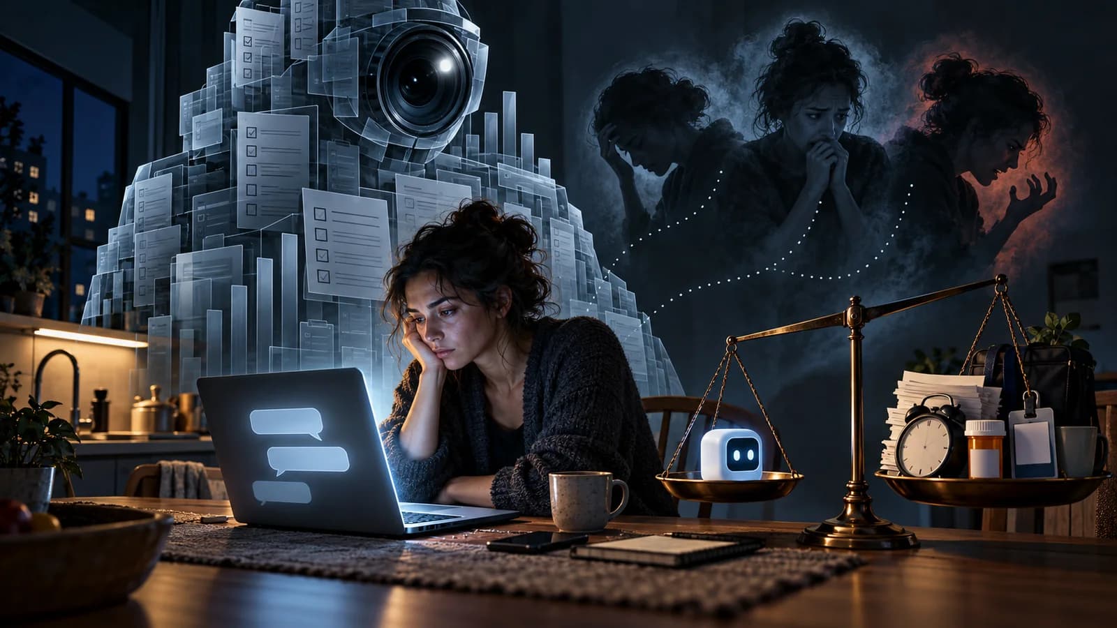 Editorial illustration for The Most Important Finding About AI and Mental Health Is Not That Chatbots Cause Depression