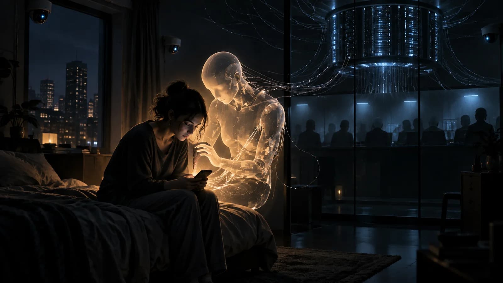 Editorial illustration for The Strongest Finding About AI and Mental Health Is Not That It Can Talk—It Is That People May Trust It Like Someone Who Cares