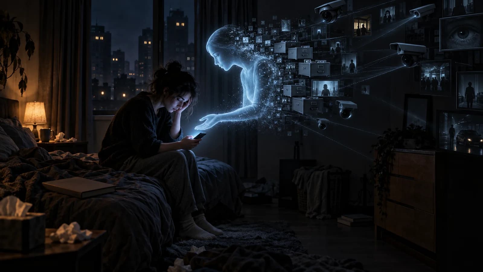 Editorial illustration for The Strongest Finding About AI and Mental Health Is Not What Most People Think