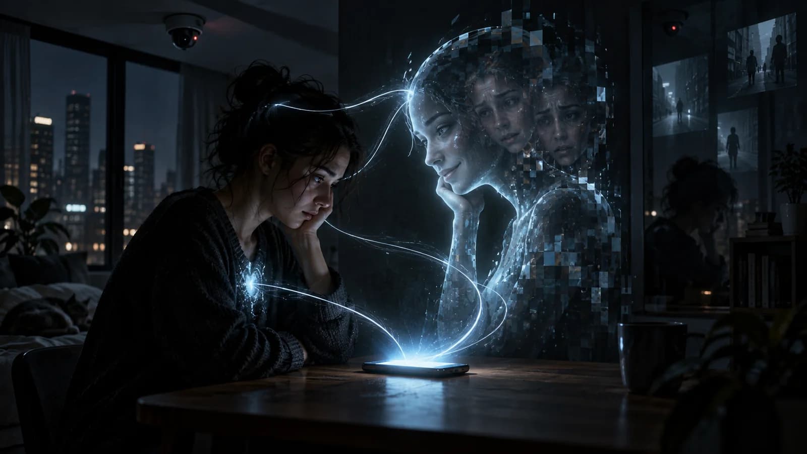 Editorial illustration for When an AI Becomes Your Mirror: The Feedback Loop Changing Mental Health